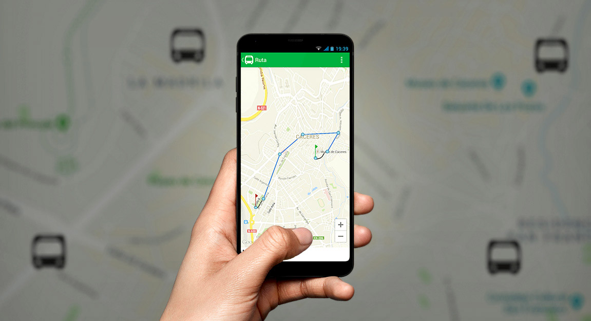 Image of the Android application "AutobusesCC"
