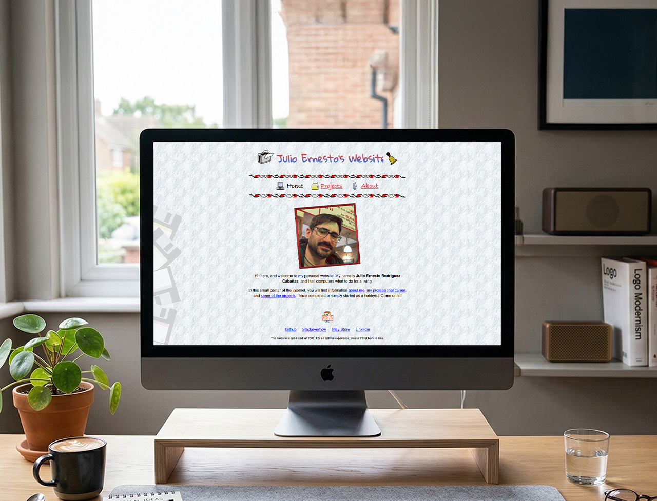 Featured image of the second version of JulioErnesto.me