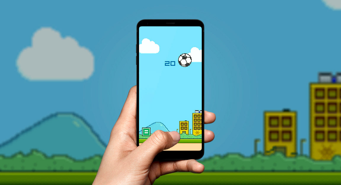 Image of the Android game "Keepie Uppie"