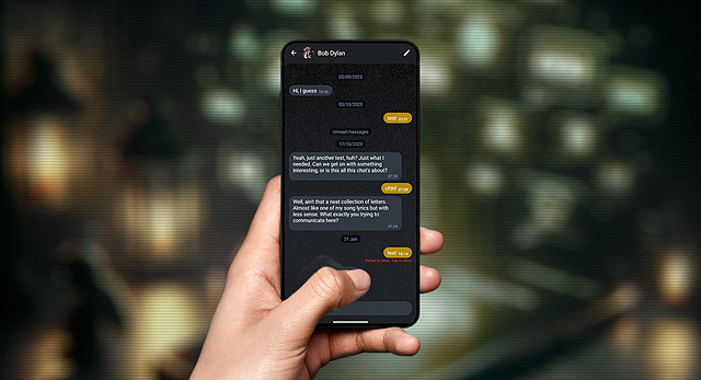 Image of the Android game "Mystery Messenger"